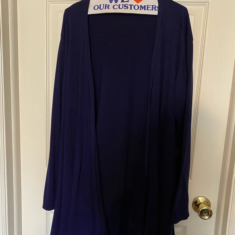 Purple long sweater